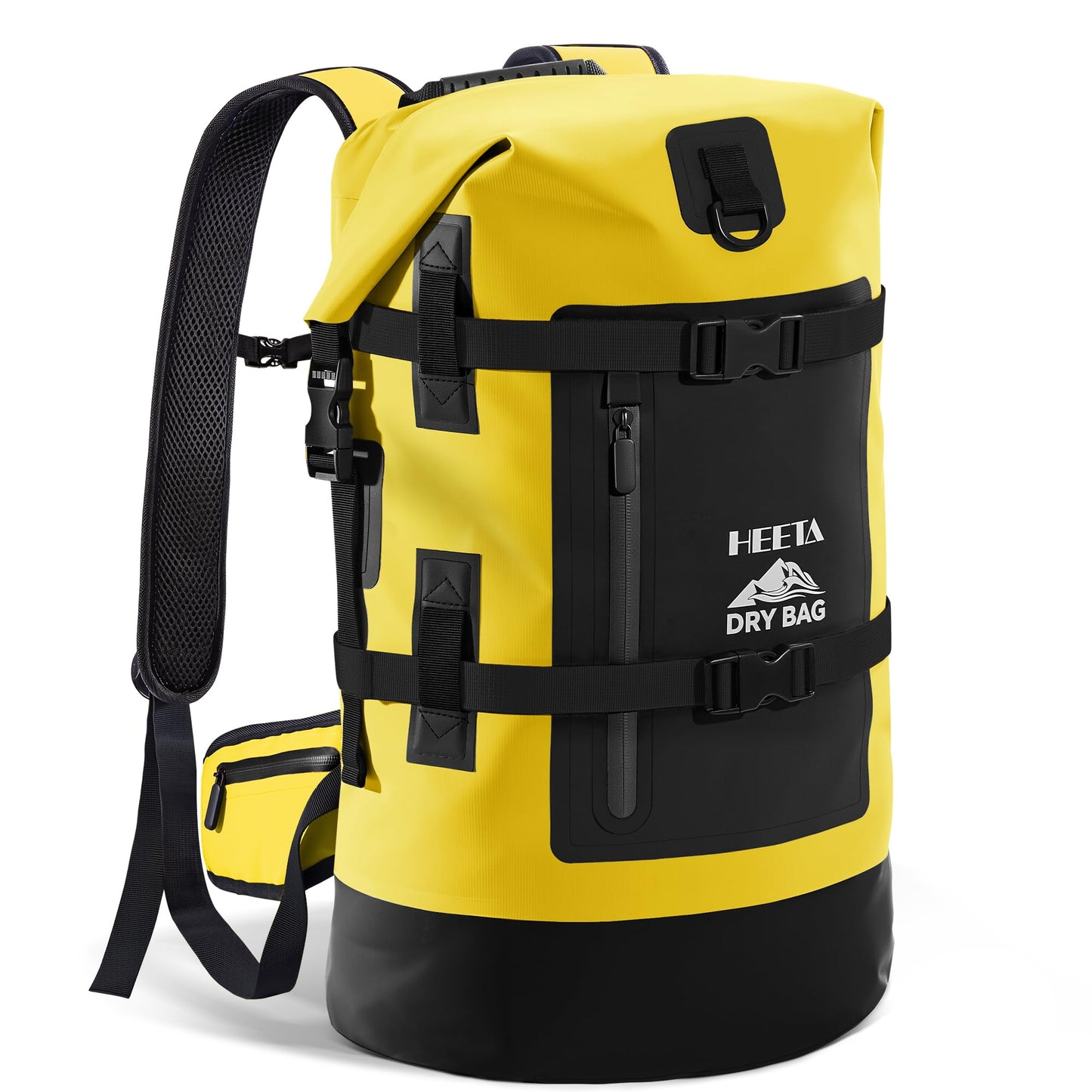 40L Waterproof Dry Bag Backpack with Roll Top Design for Kayaking & Outdoor Travel
