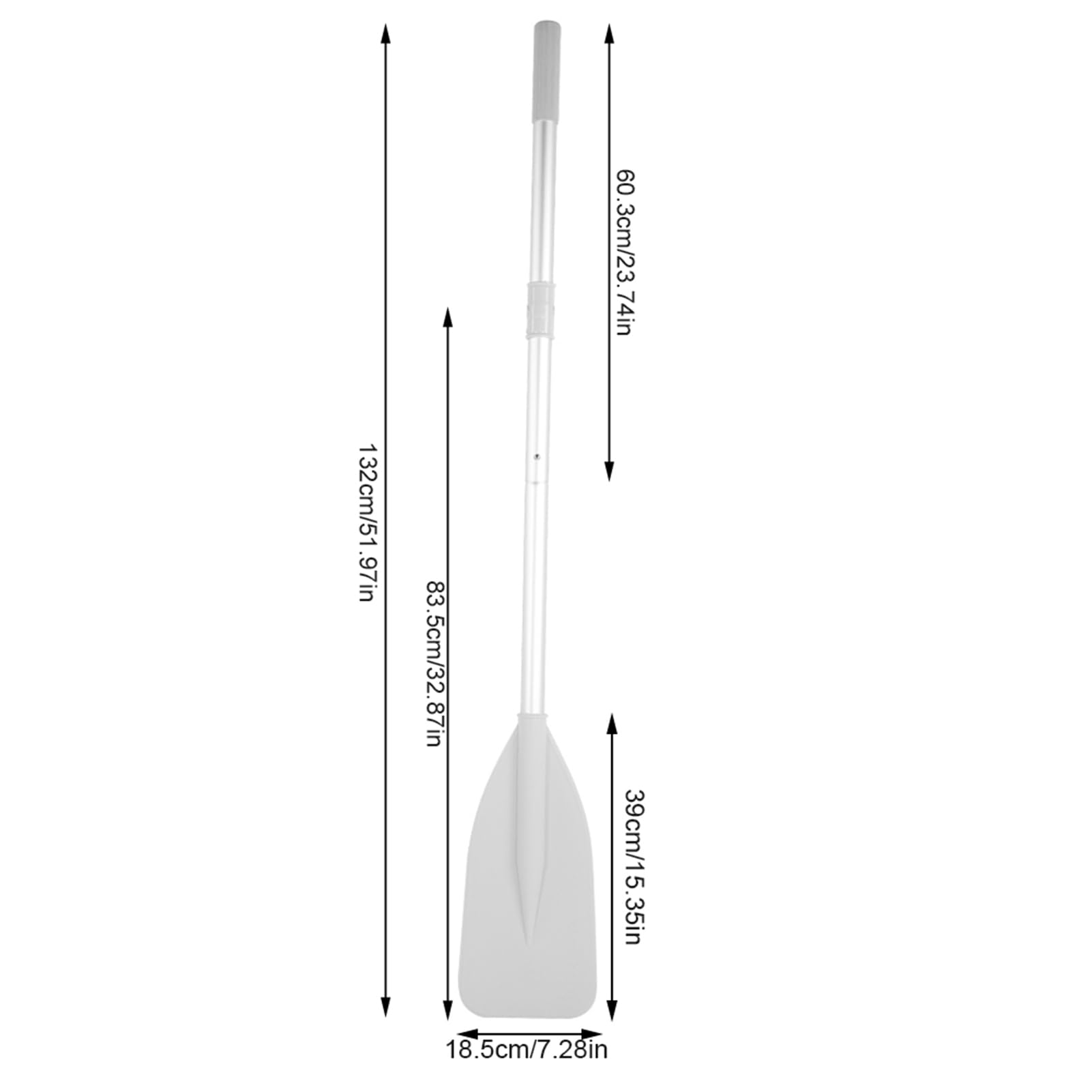 Aluminum Boat Oars with Locks for Kayaks Canoes & Boats