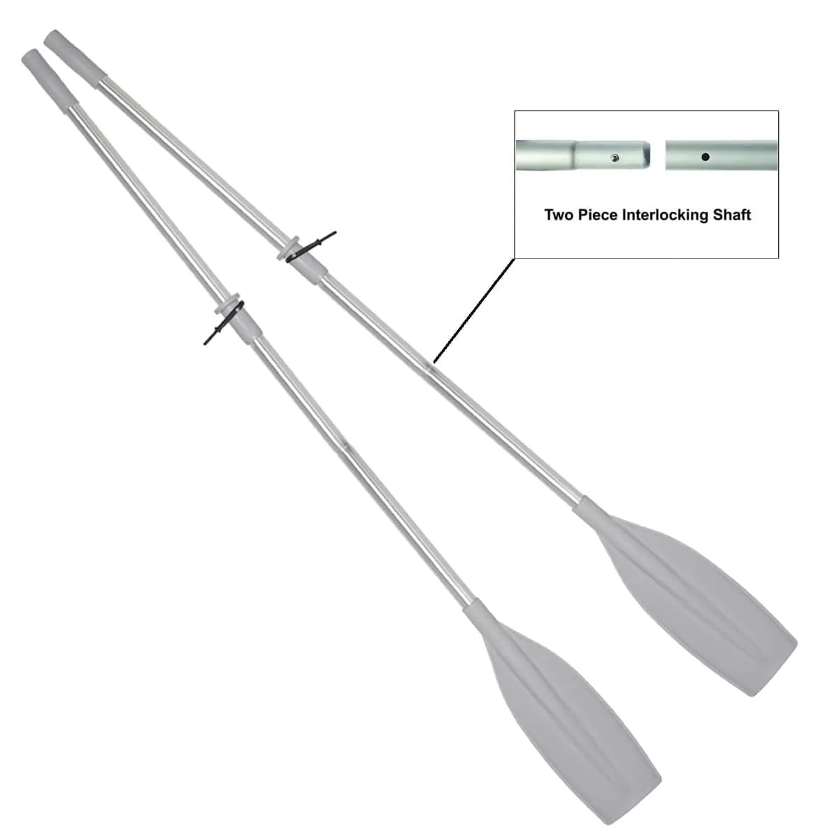 Split Shaft Aluminum Boat Oars for Dinghies Inflatable Boats & Tenders
