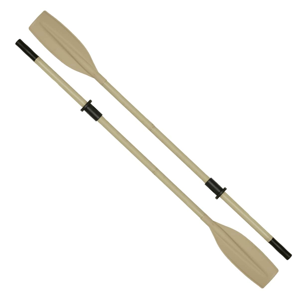 Detachable Aluminum Oars with Rubber Sleeves for Boats & Kayaks