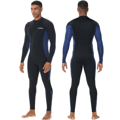 5/4mm Neoprene Wetsuit with Front Zip for Cold Water Surfing & Diving