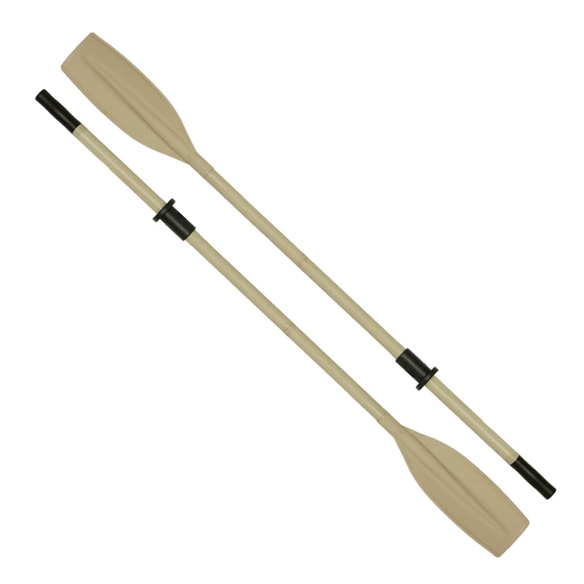 Detachable Aluminum Oars with Rubber Sleeves for Boats & Kayaks