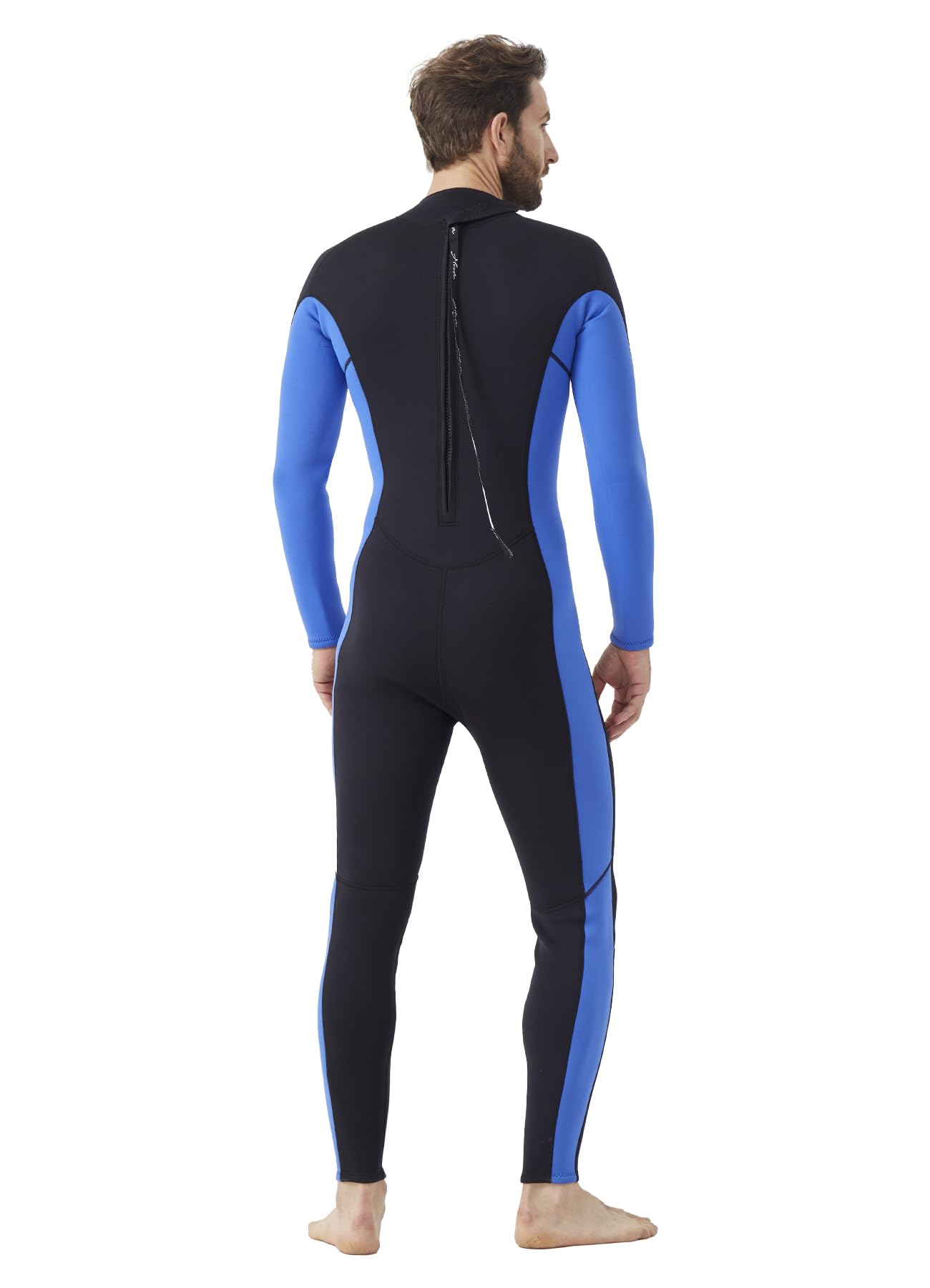 3/2mm Neoprene Wetsuit with Front & Back Zip for Surfing Diving & Swimming