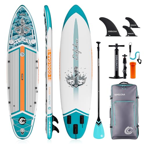 Extra Wide Inflatable Paddle Board for Family, Beginners & Fishing Use