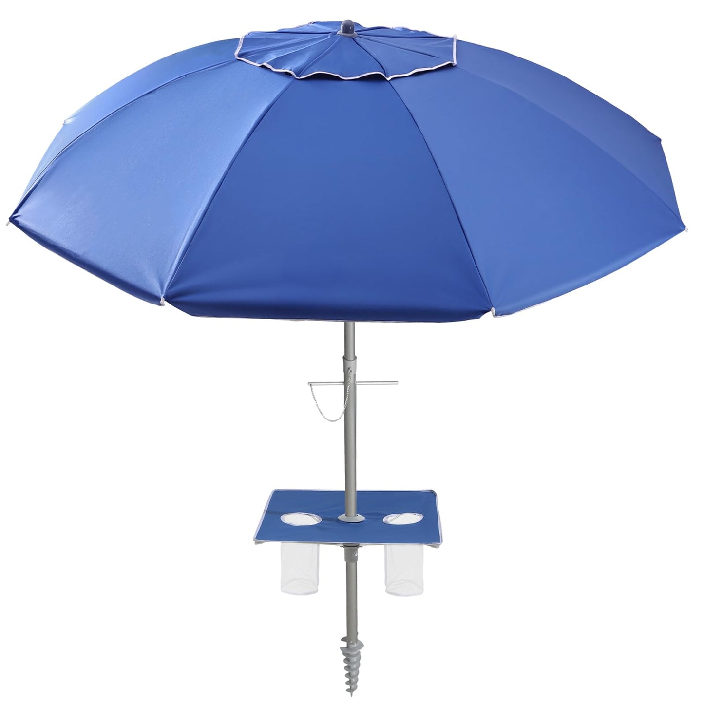wikiwiki 7ft Beach Umbrella with Sand Anchor & Tilt