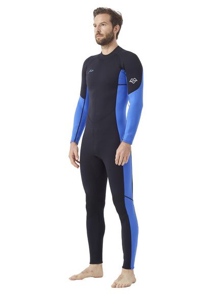 3/2mm Neoprene Wetsuit with Front & Back Zip for Surfing Diving & Swimming