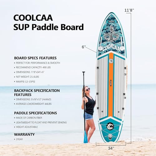 Extra Wide Inflatable Paddle Board for Family, Beginners & Fishing Use