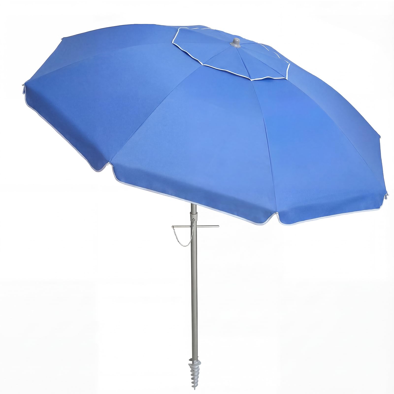 wikiwiki 7ft Beach Umbrella with Sand Anchor & Tilt