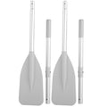 Split Shaft Aluminum Boat Oars with Locks for Kayaks & Inflatable Boats