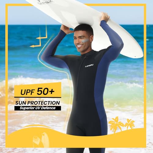 5/4mm Neoprene Wetsuit with Front Zip for Cold Water Surfing & Diving