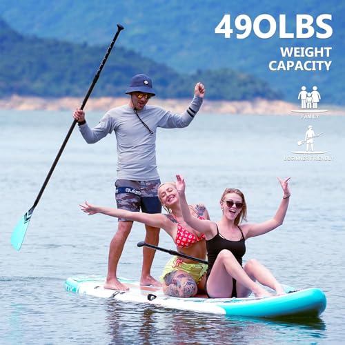 Extra Wide Inflatable Paddle Board for Family, Beginners & Fishing Use