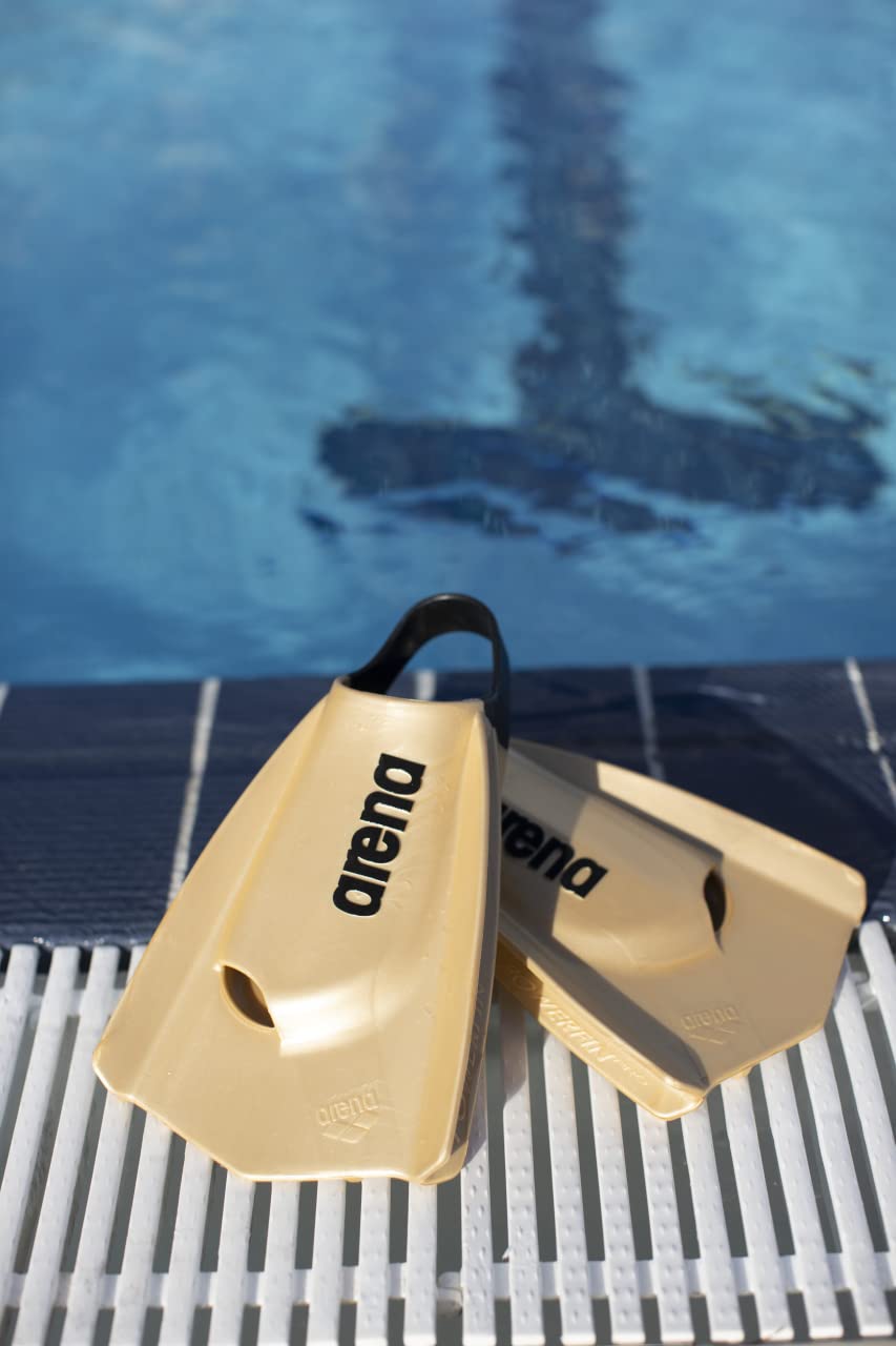 Silicone Short Blade Swim Training Fins for Adults Men & Women