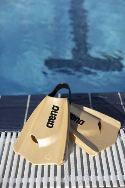 Silicone Short Blade Swim Training Fins for Adults Men & Women
