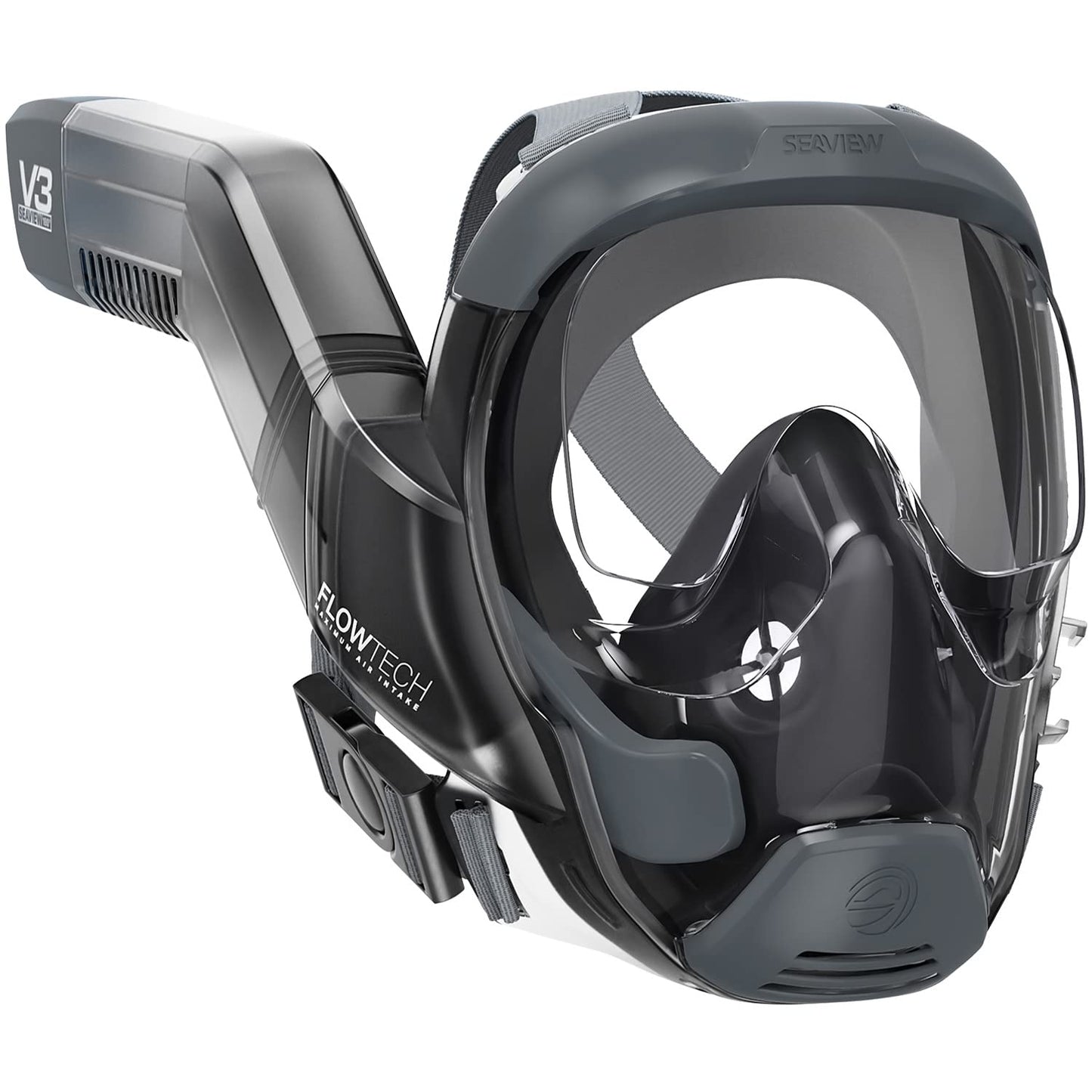 Full Face Snorkel Mask with 180° Panoramic View for Adults