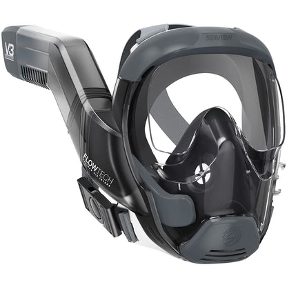 Full Face Snorkel Mask with 180° Panoramic View for Adults