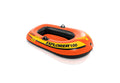 Compact Inflatable Boat with Dual Air Chambers and Oar Locks