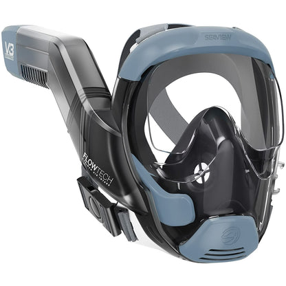 Full Face Snorkel Mask with 180° Panoramic View for Adults