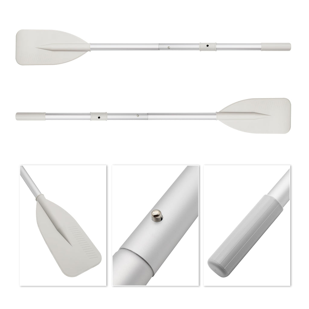 Aluminum Boat Oars with Locks for Kayaks Canoes & Inflatable Boats