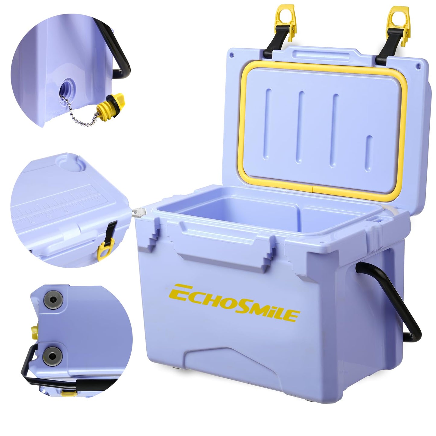 12/18 Quart Rotomolded Cooler for Camping, Travel & Outdoor Adventures