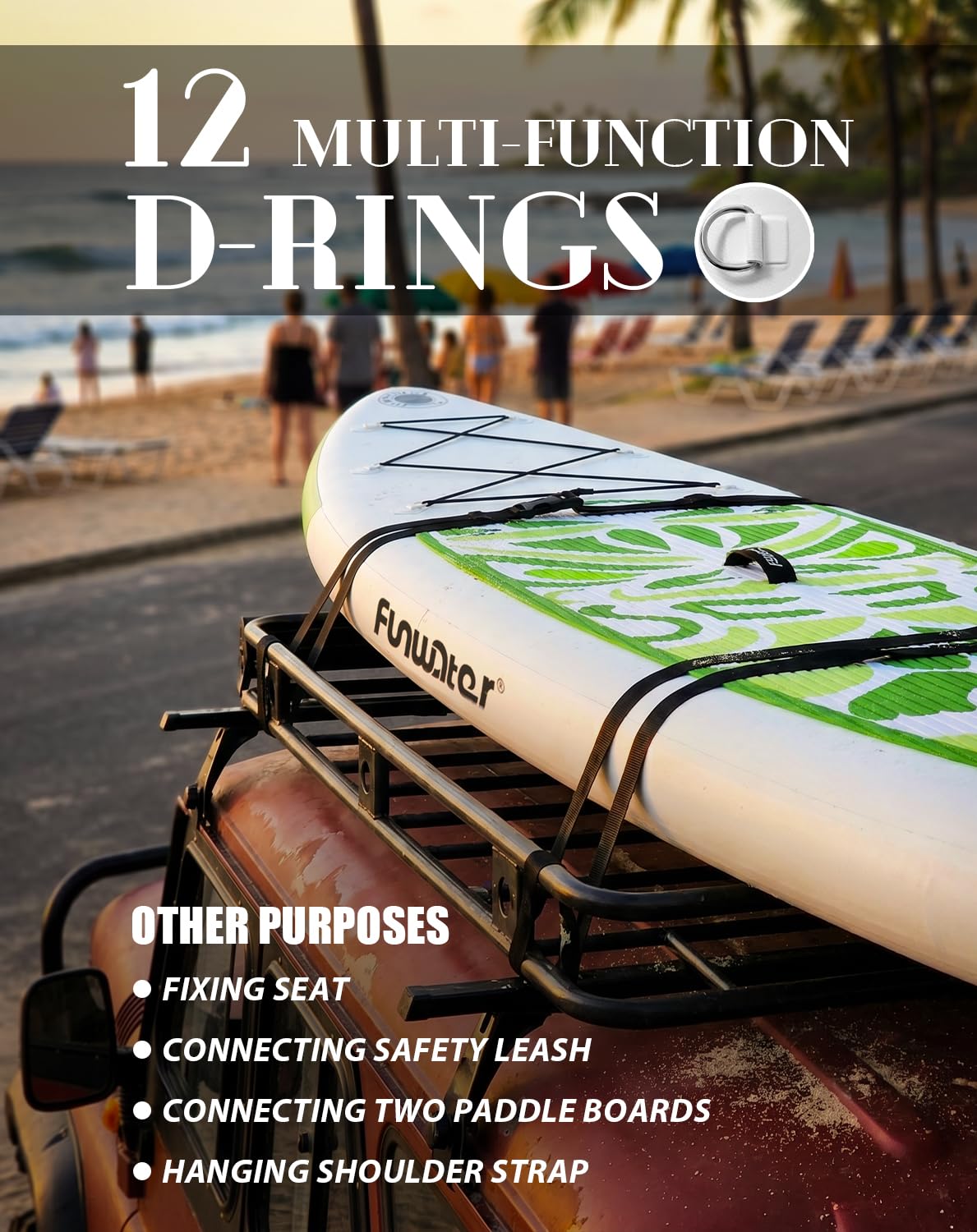 Ultra-Light Inflatable Stand Up Paddle Board with Accessories for All Levels