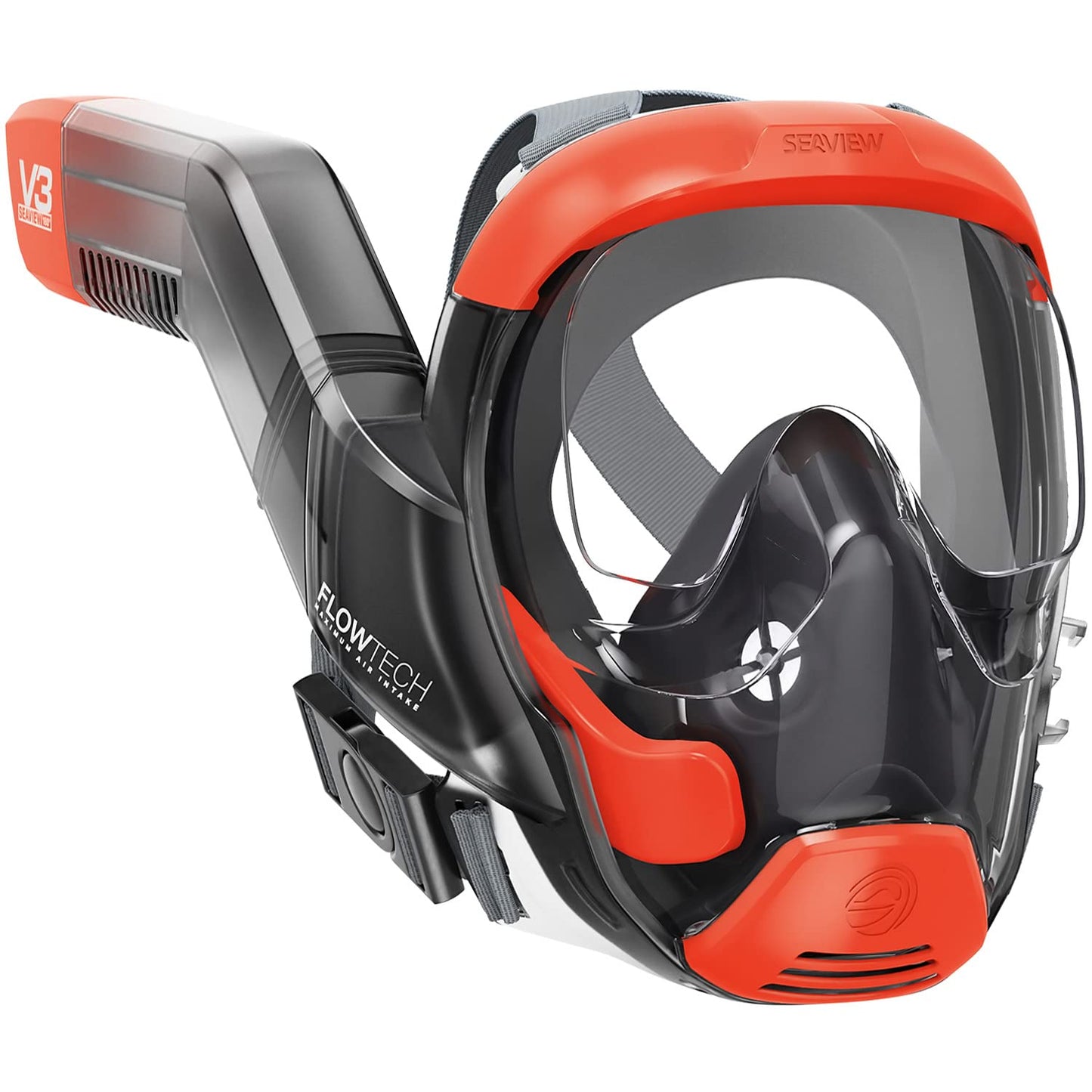 Full Face Snorkel Mask with 180° Panoramic View for Adults