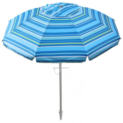 wikiwiki 7ft Beach Umbrella with Sand Anchor & Tilt
