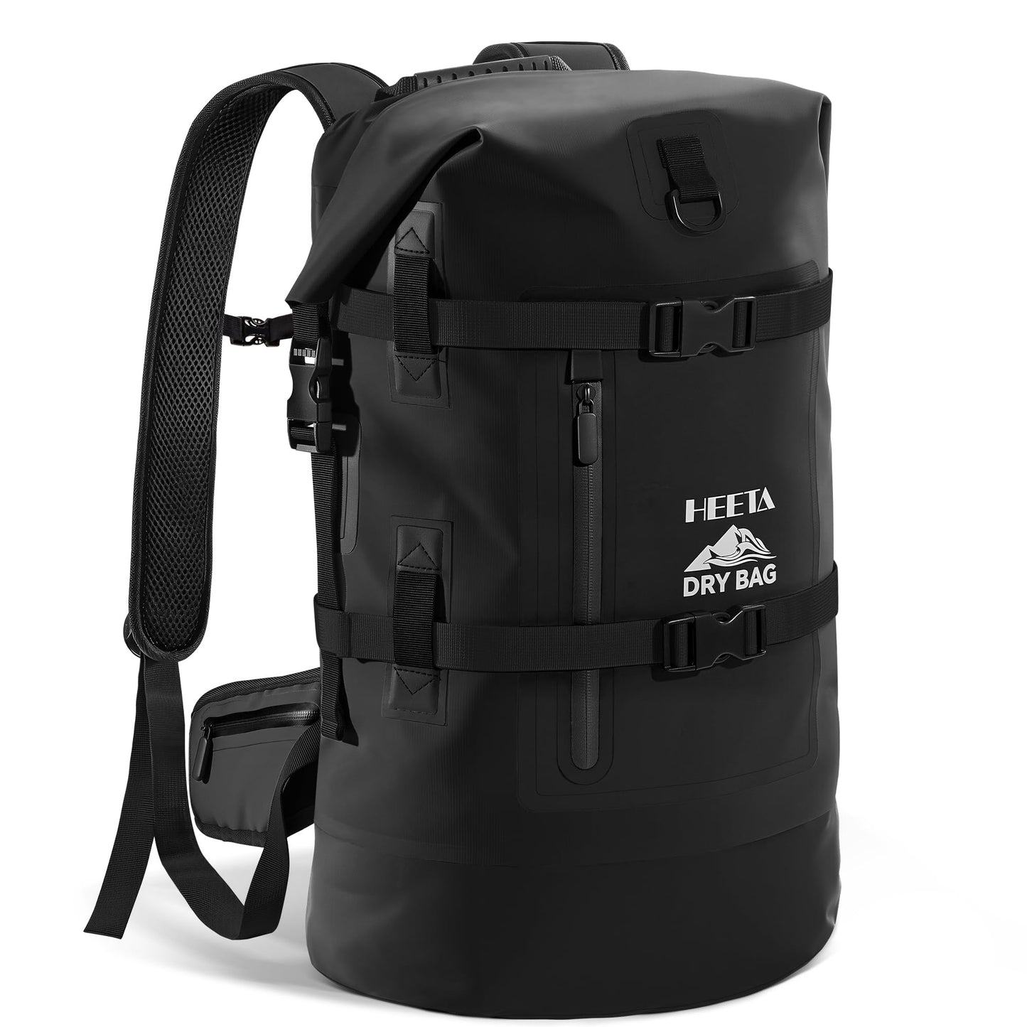 40L Waterproof Dry Bag Backpack with Roll Top Design for Kayaking & Outdoor Travel