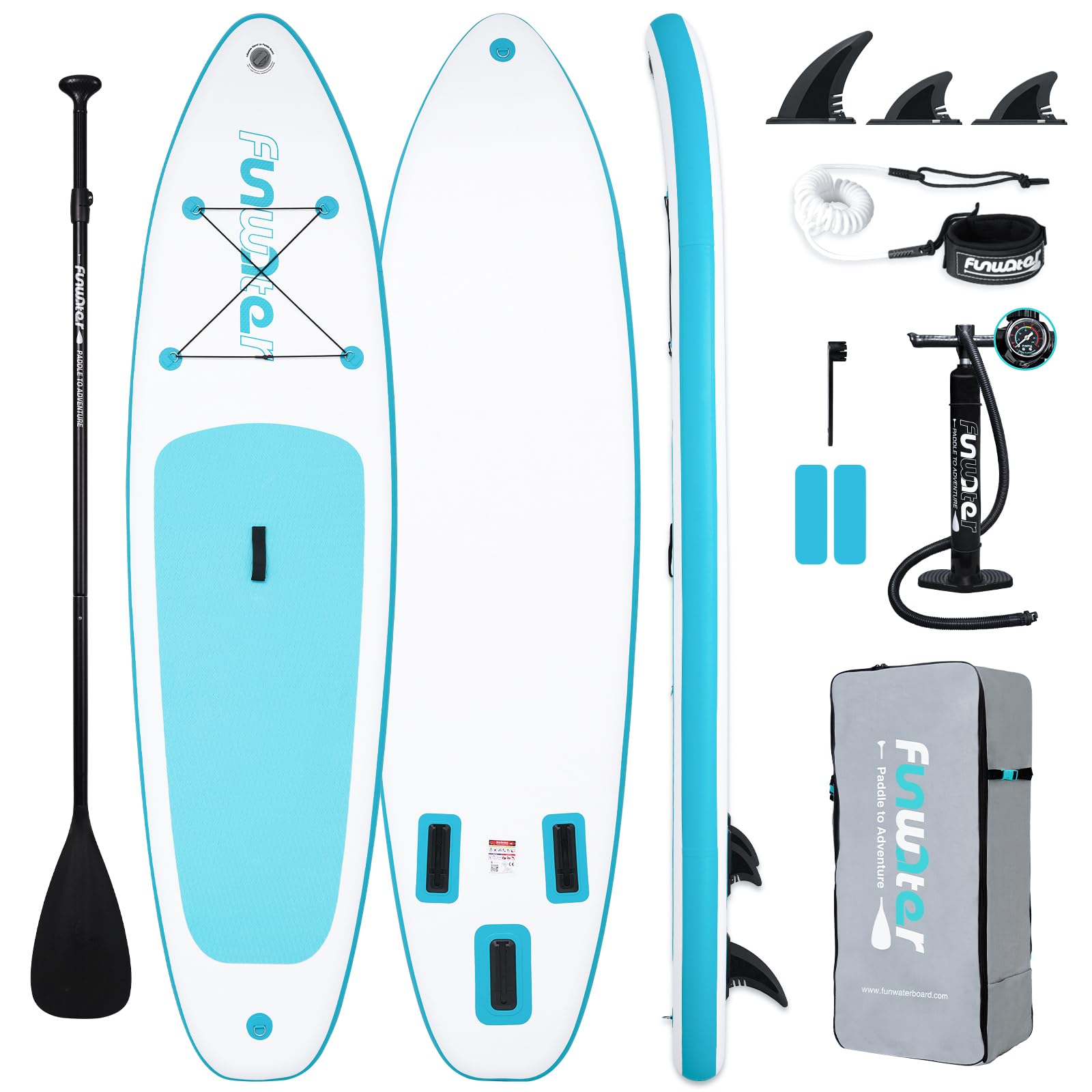Ultra-Light Inflatable Stand Up Paddle Board with Accessories for All Levels
