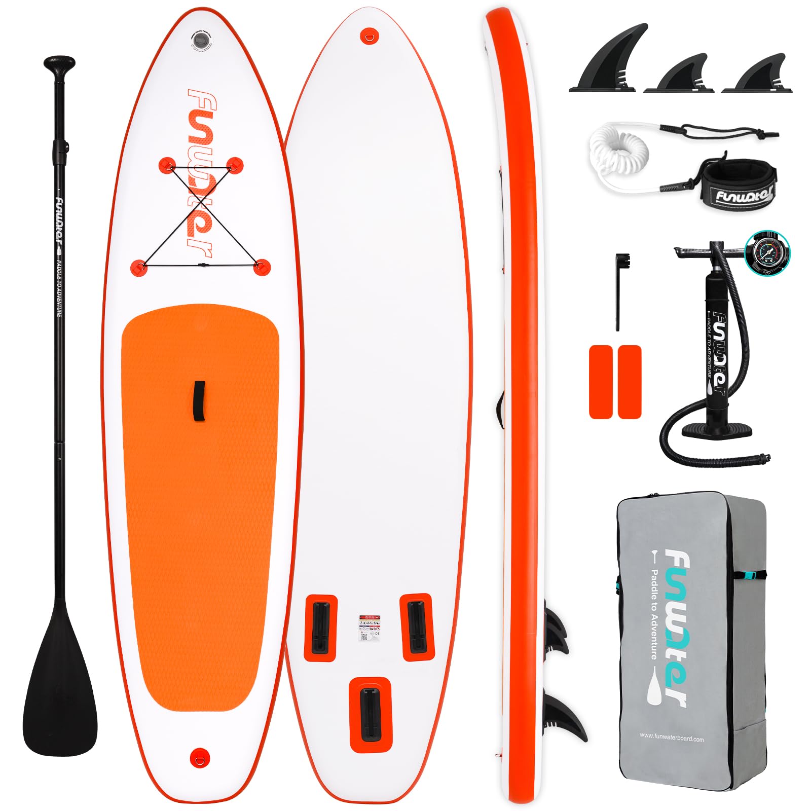 Ultra-Light Inflatable Stand Up Paddle Board with Accessories for All Levels