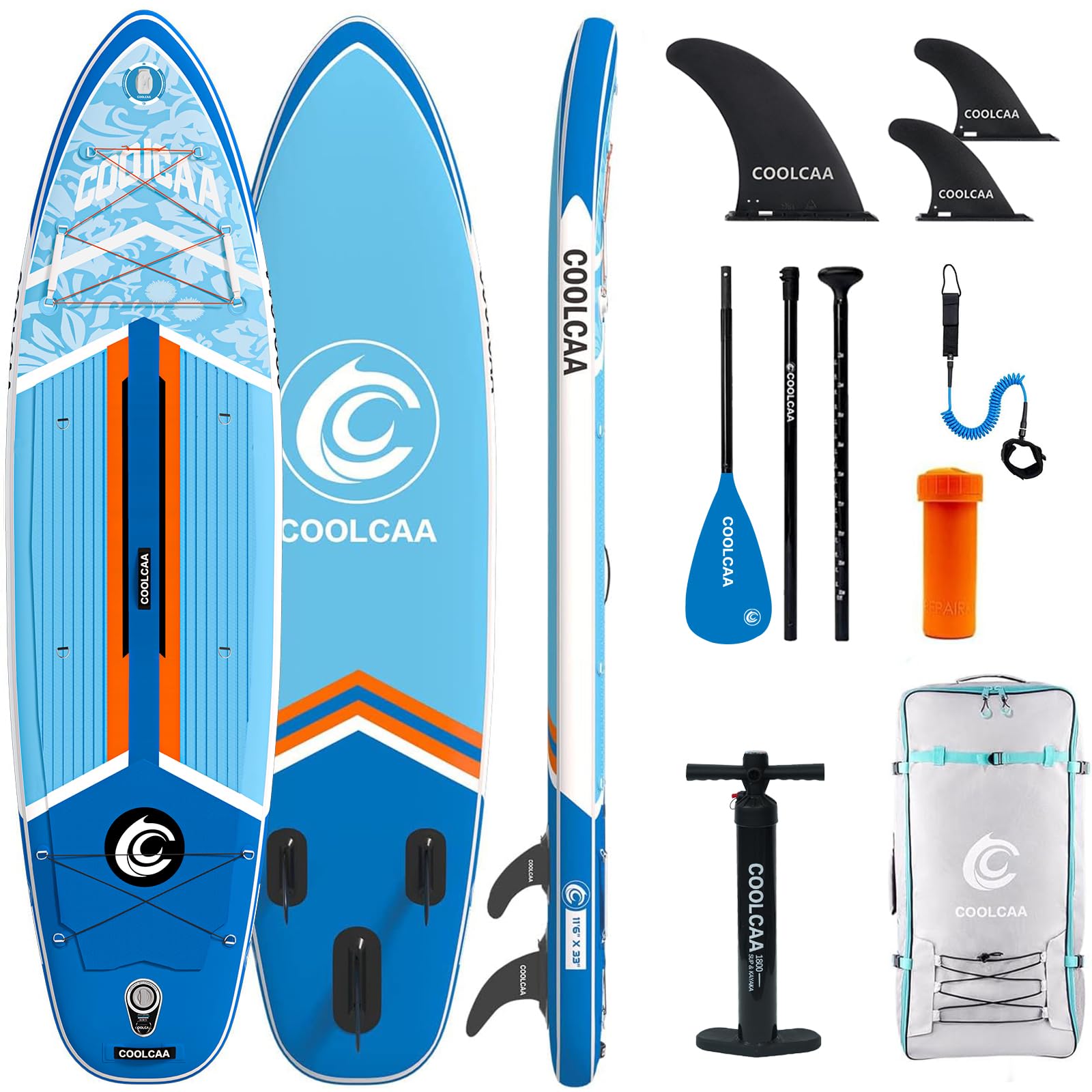 Extra Wide Inflatable Paddle Board for Family, Beginners & Fishing Use