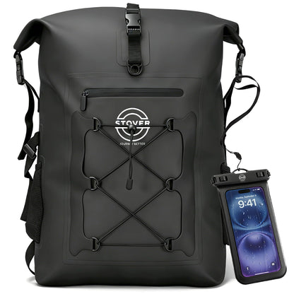 Waterproof Roll Top Dry Bag Backpack with Phone Case for Kayaking & Camping