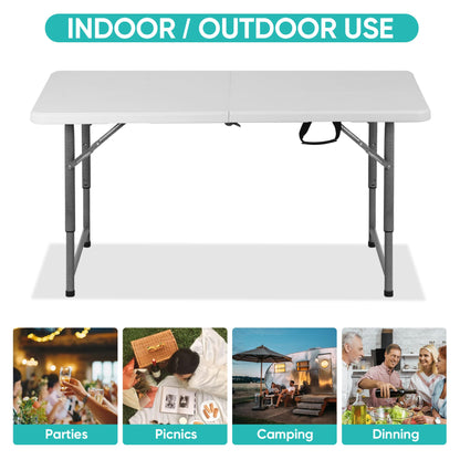 Portable Folding Table for Camping, Picnic & Outdoor Events