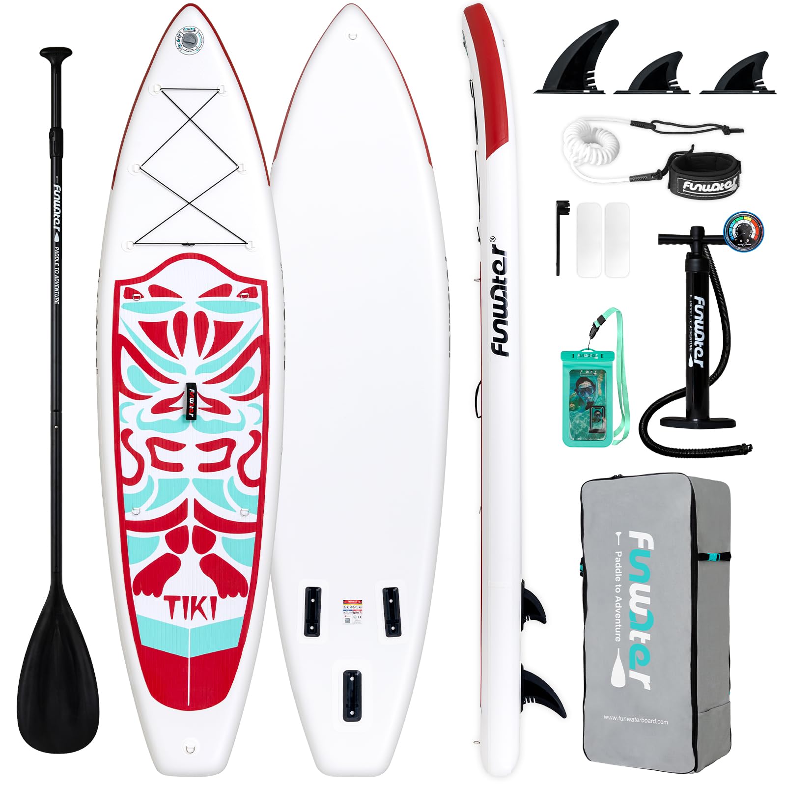 Ultra-Light Inflatable Stand Up Paddle Board with Accessories for All Levels