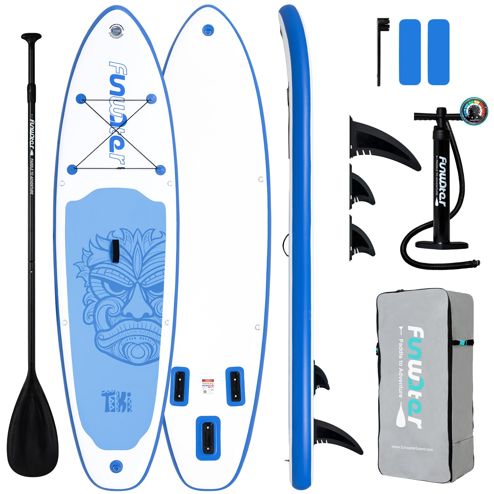 Ultra-Light Inflatable Stand Up Paddle Board with Accessories for All Levels
