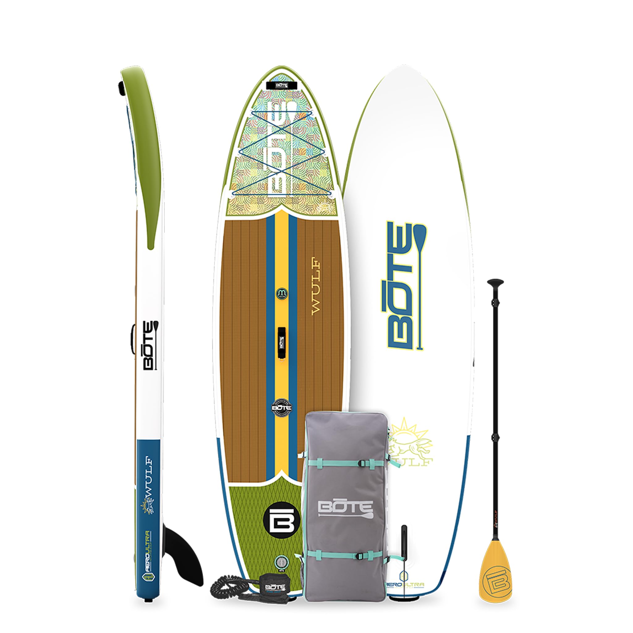 Inflatable Stand Up Paddle Board Kit with Paddle Pump & Accessories