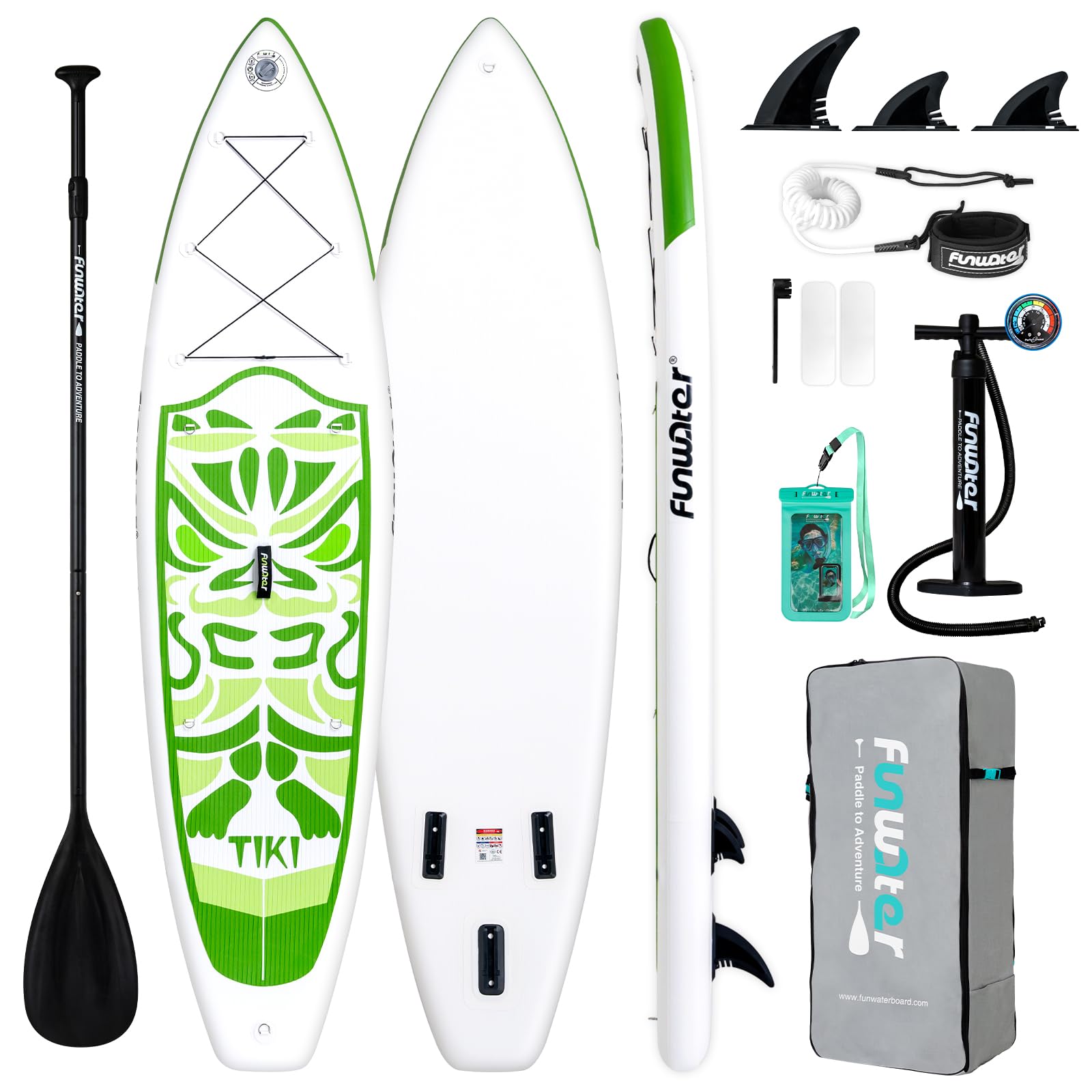 Ultra-Light Inflatable Stand Up Paddle Board with Accessories for All Levels