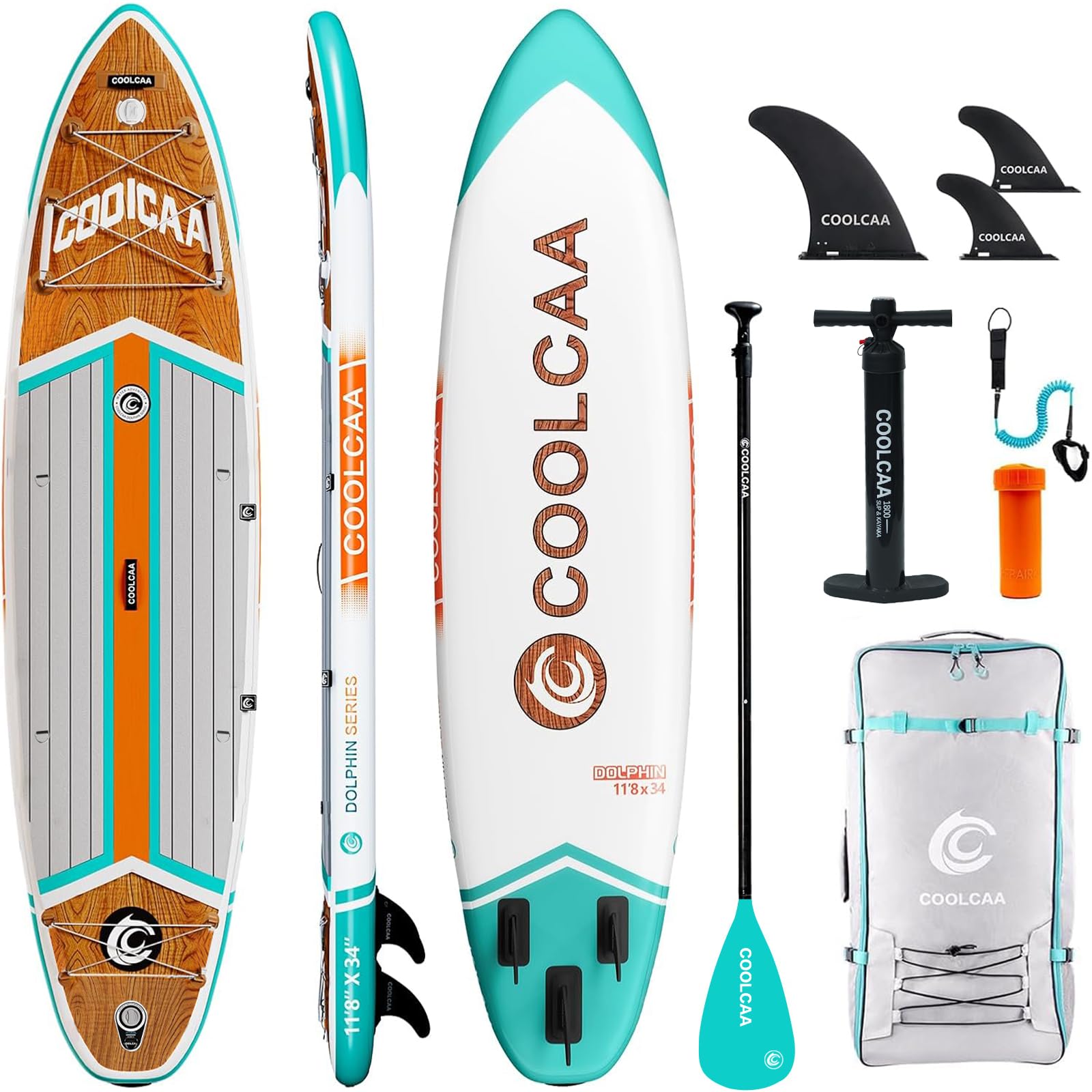 Extra Wide Inflatable Paddle Board for Family, Beginners & Fishing Use