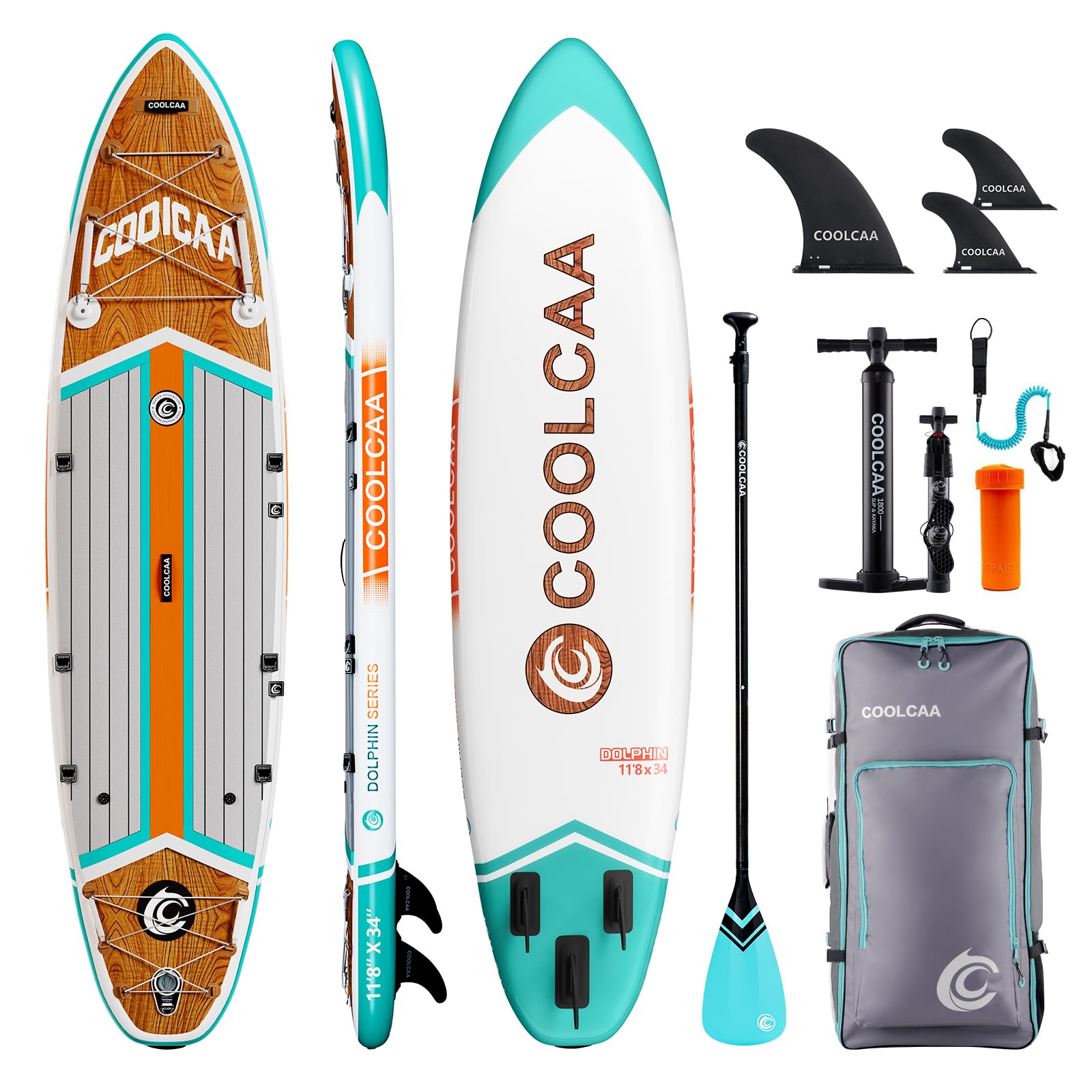Extra Wide Inflatable Paddle Board for Family, Beginners & Fishing Use