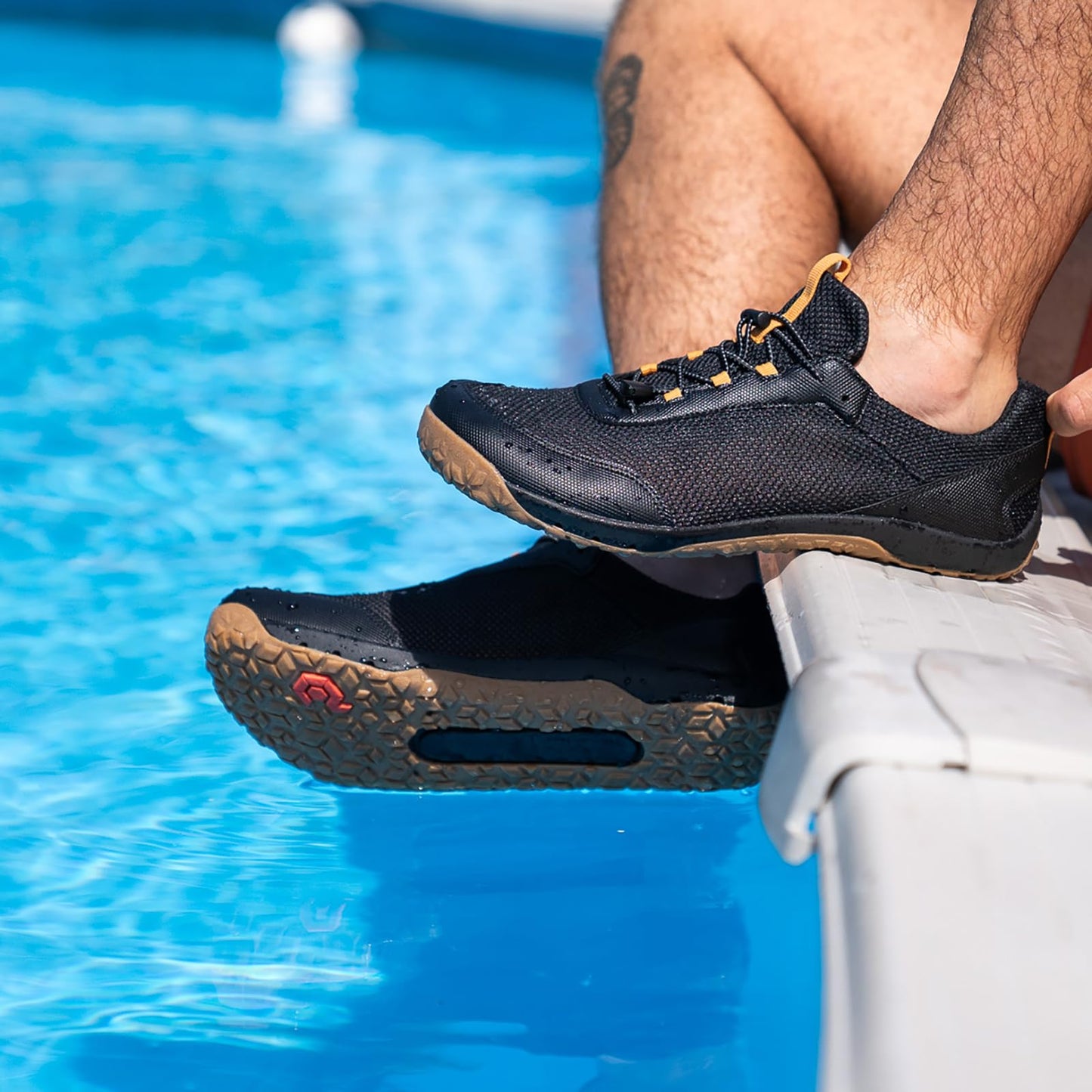 Quick-Dry Barefoot Water Shoes with Lightweight Self-Draining Sole for Men