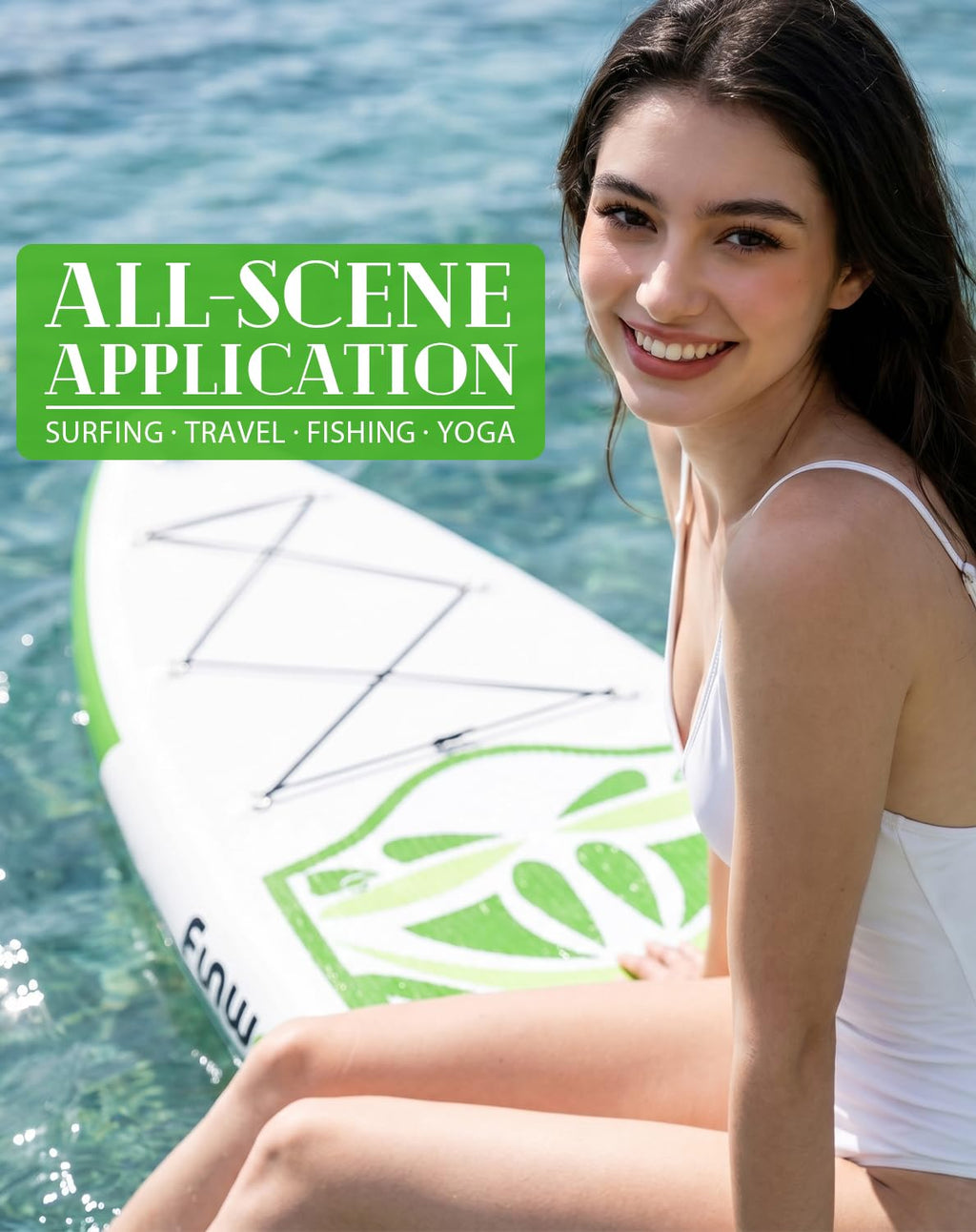 Ultra-Light Inflatable Stand Up Paddle Board with Accessories for All Levels