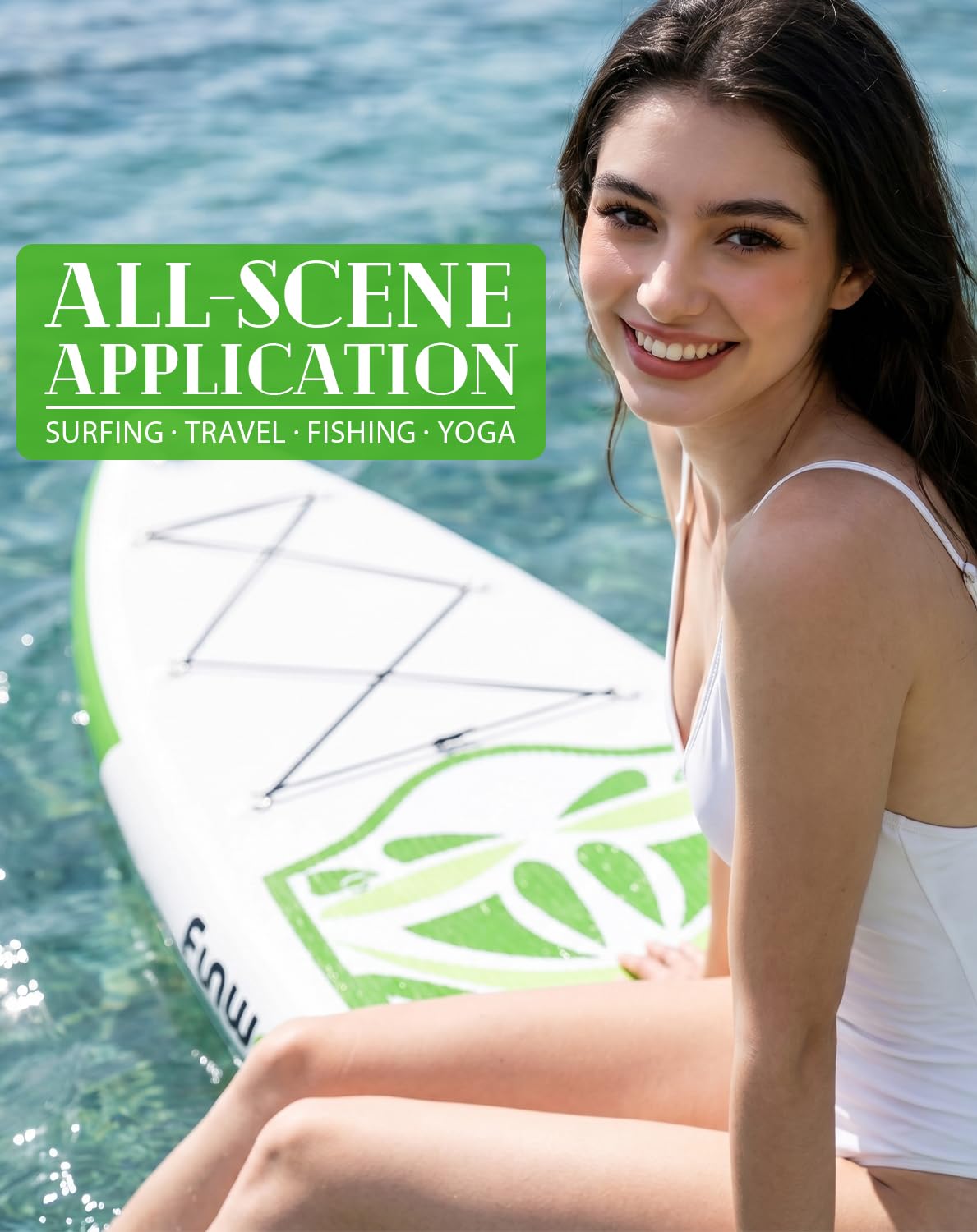 Ultra-Light Inflatable Stand Up Paddle Board with Accessories for All Levels