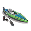 Inflatable Kayak Set with Paddles Pump Adjustable Seat & Storage Net