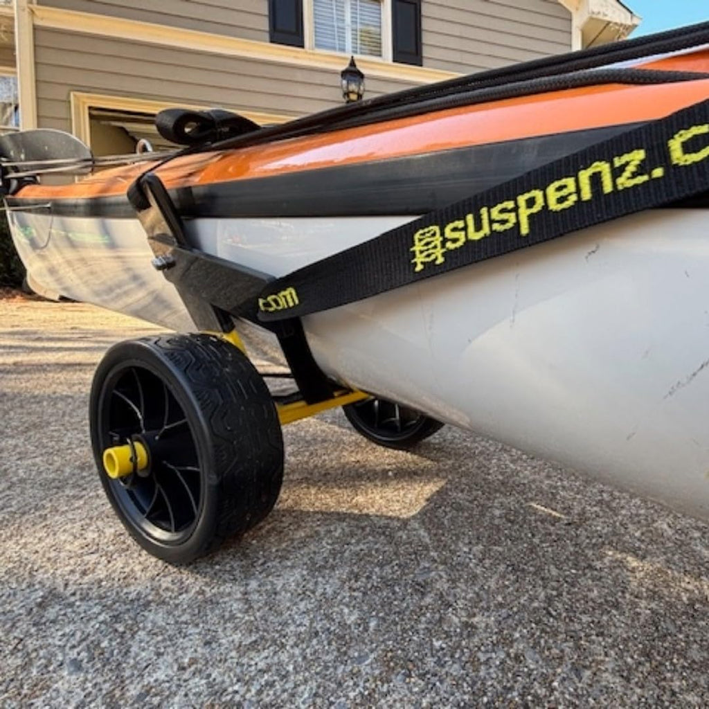 Kayak Canoe Transport Cart with Straps and Lightweight Aluminum Frame