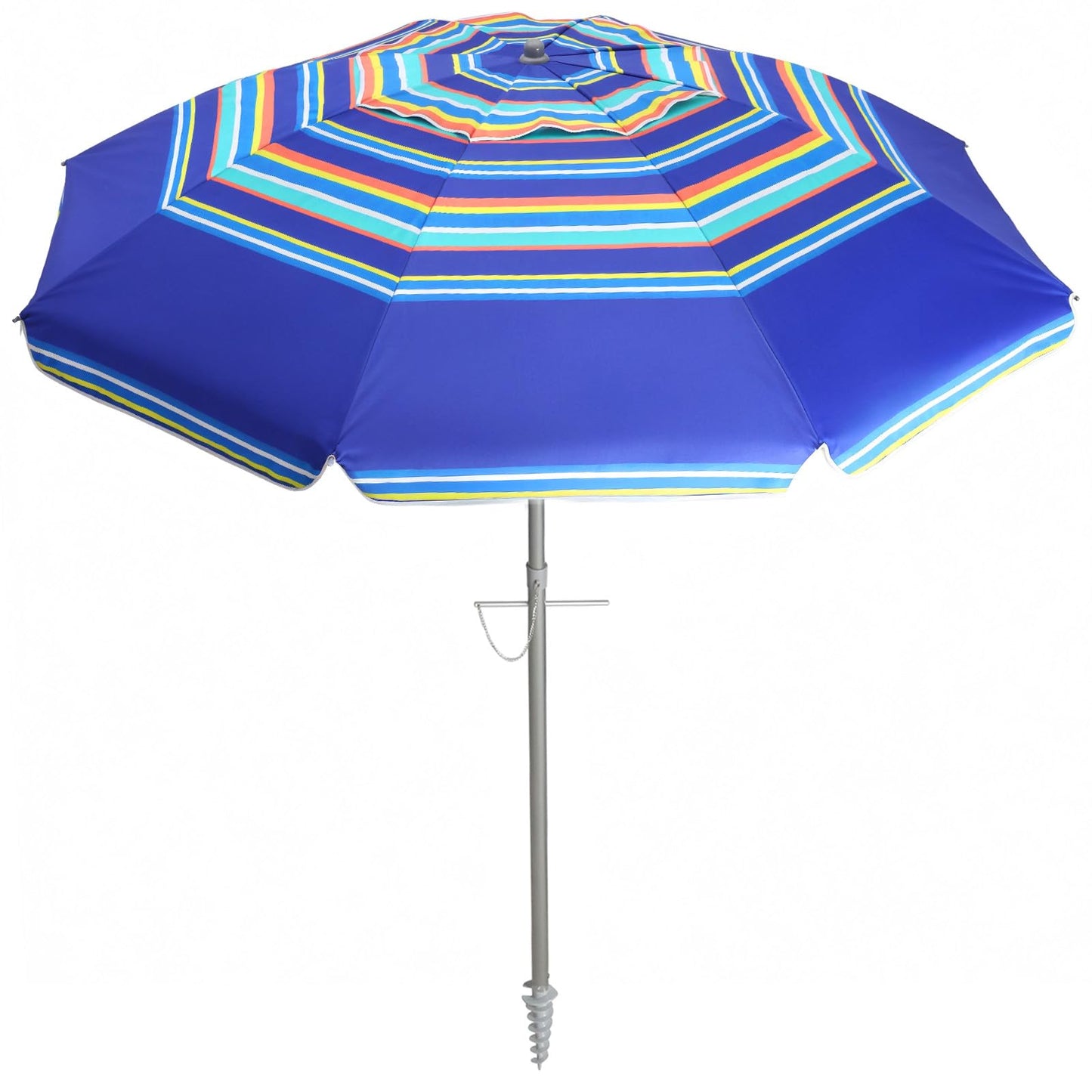 wikiwiki 7ft Beach Umbrella with Sand Anchor & Tilt