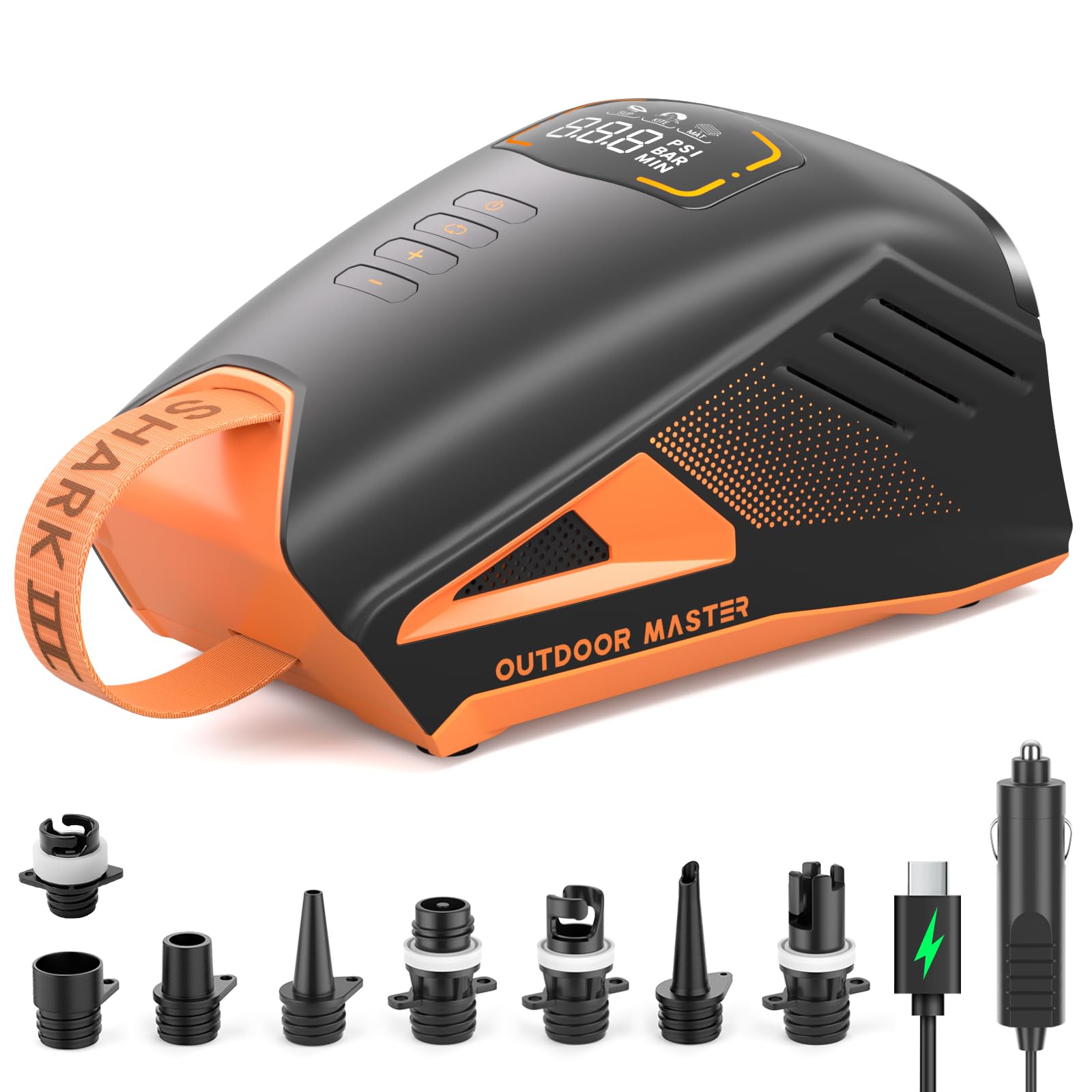 Rechargeable Electric Paddle Board Pump with Fast Inflation & Deflation for Inflatables