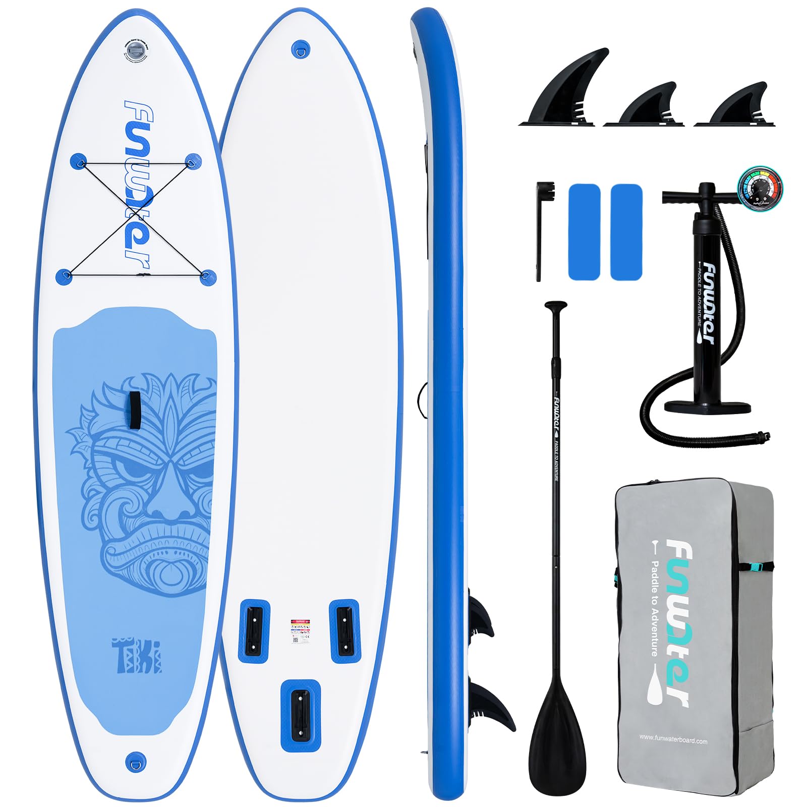 Ultra-Light Inflatable Stand Up Paddle Board with Accessories for All Levels
