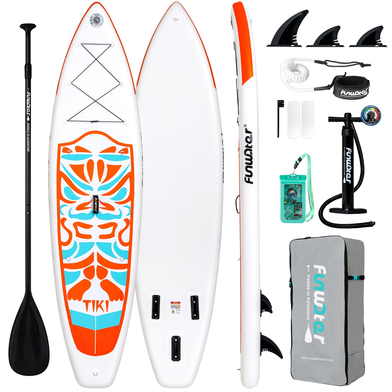 Ultra-Light Inflatable Stand Up Paddle Board with Accessories for All Levels