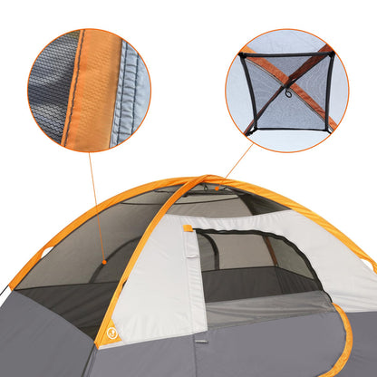 3-Season Dome Camping Tent with Rainfly for Outdoor Adventures