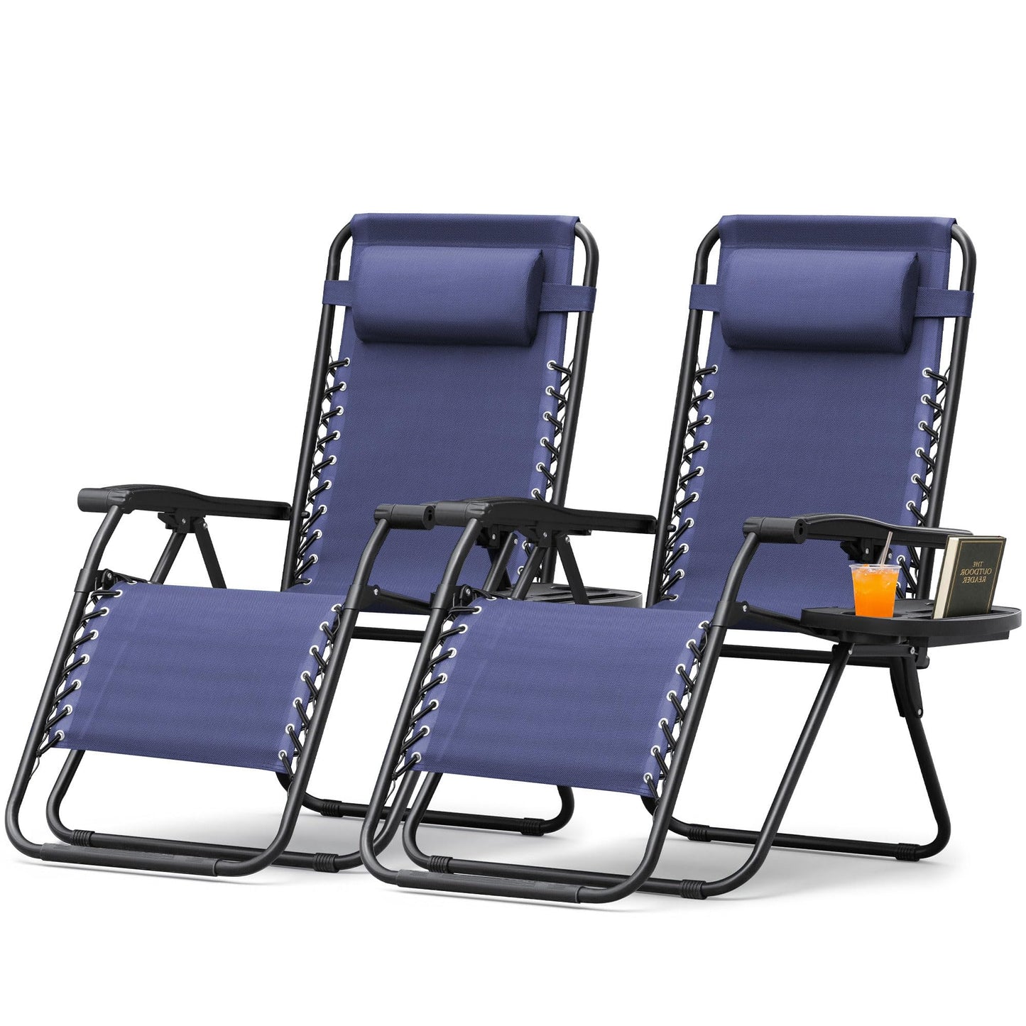 Adjustable Zero Gravity Folding Lounge Chair for Outdoor Relaxation