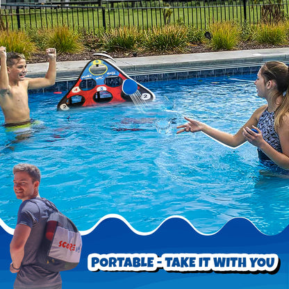 Floating Pool Cornhole Game for Adults & Family Water Fun
